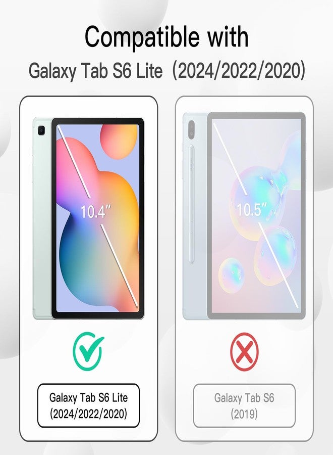 جي تيك جراب JETech لجهاز سامسونج جالاكسي تاب إس 6 لايت 10.4 بوصة 2024/2022/2020 مع حامل قلم S Pen، غطاء نحيف للتابلت مع ظهر TPU ناعم، خاصية التشغيل/الإيقاف التلقائي (لون نعناعي) - Image 2